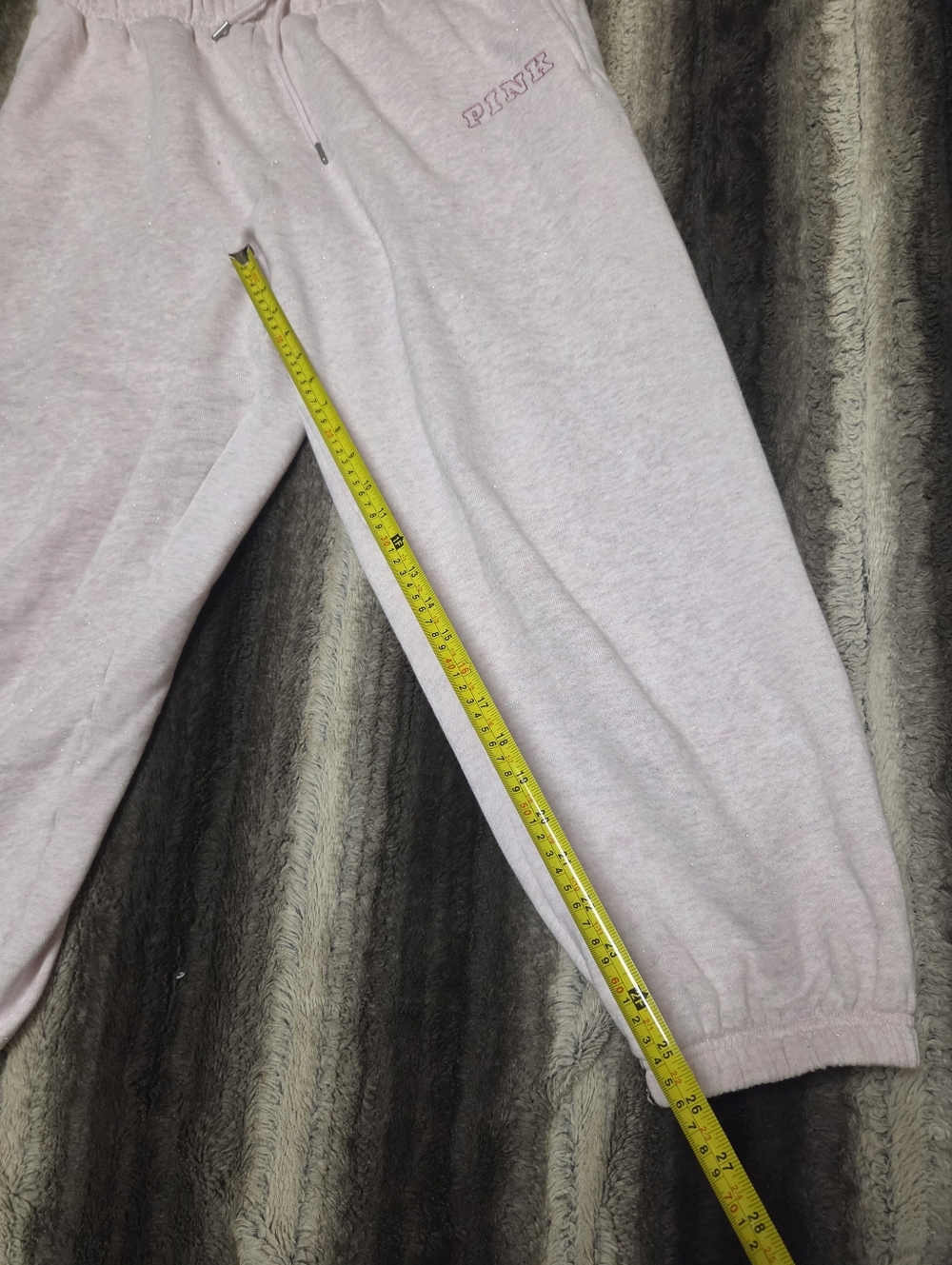 PINK Victoria's Secret Light Pink  Jogger Sweatpants Size Xl - Picture 7 of 9